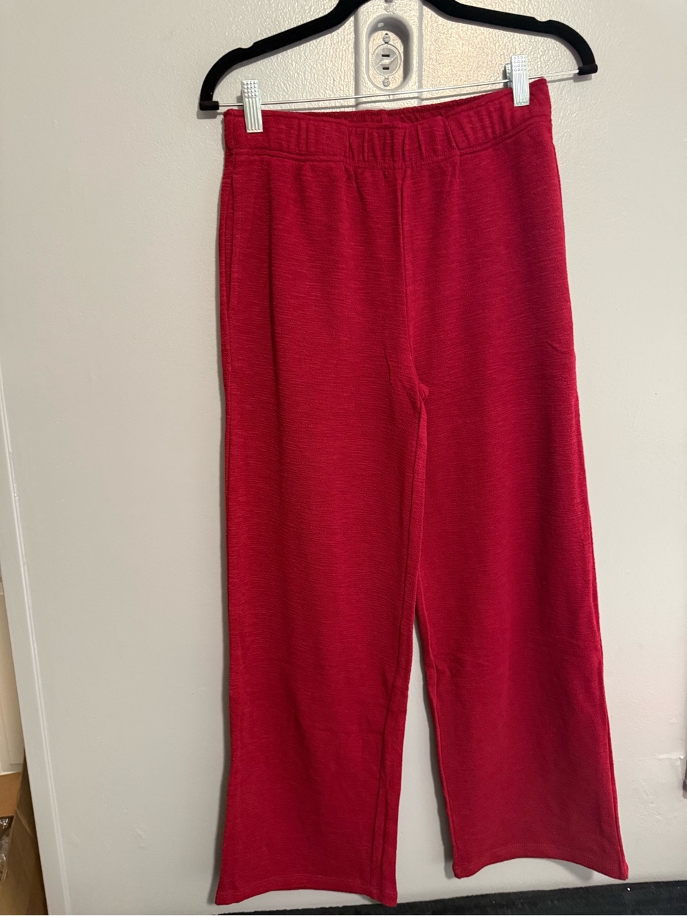 Zenana DK Burgundy Wide-Leg Lounge Pant Set - Picture 4 of 4